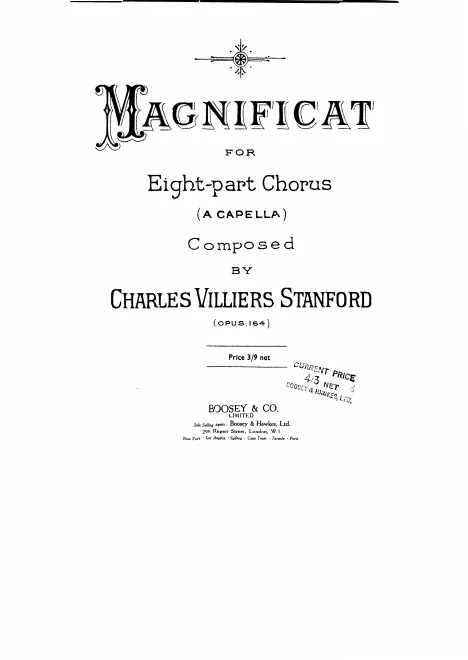 First page of Magnificat