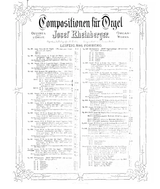 First page of Organ Sonata No.14