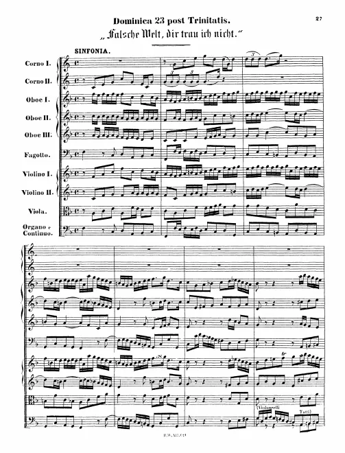 First page of Falsche Welt, dir trau ich nicht