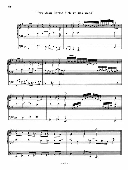 First page of Herr Jesu Christ, dich zu uns wend