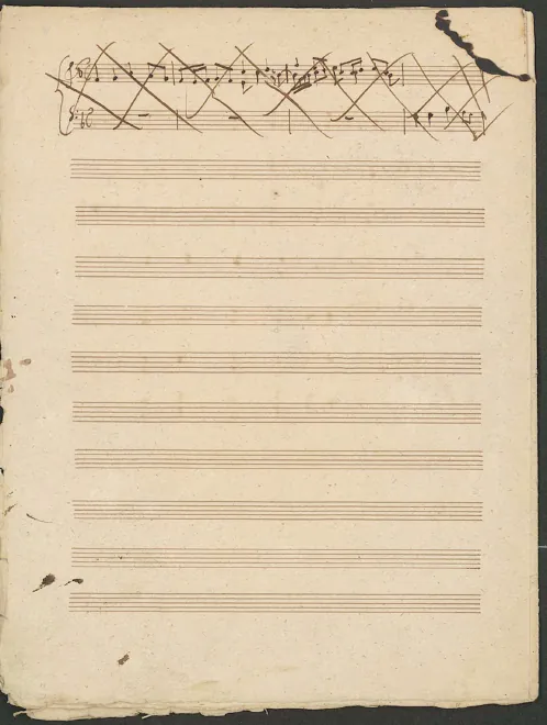 First page of Fugue in F major