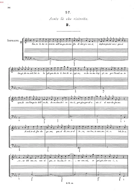 First page of Sento là che ristretto
