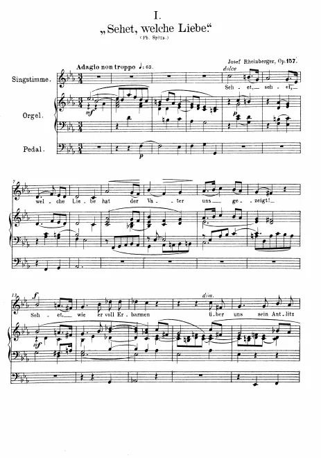 First page of 6 Religiöse Gesänge