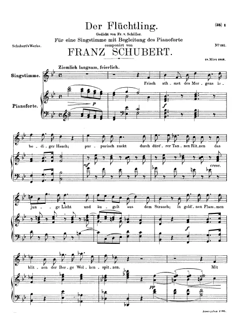 First page of Der Flüchtling