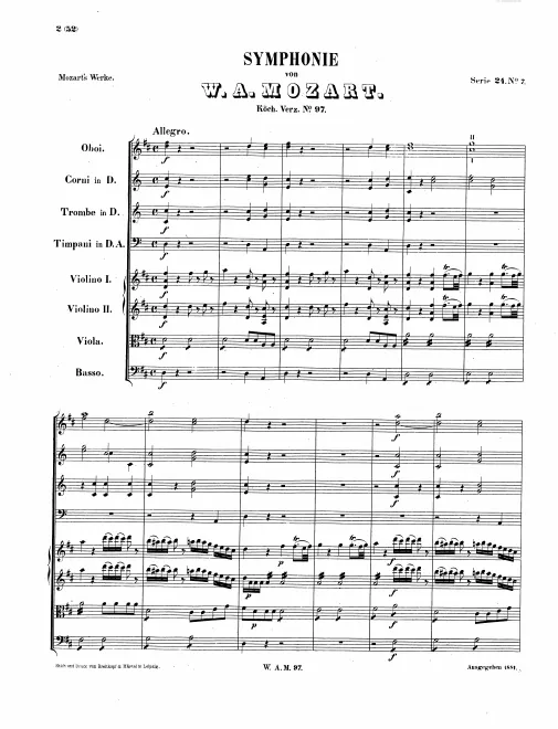 First page of Symphony No.47