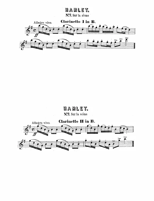 Offstage Clarinet 1/2 (B)