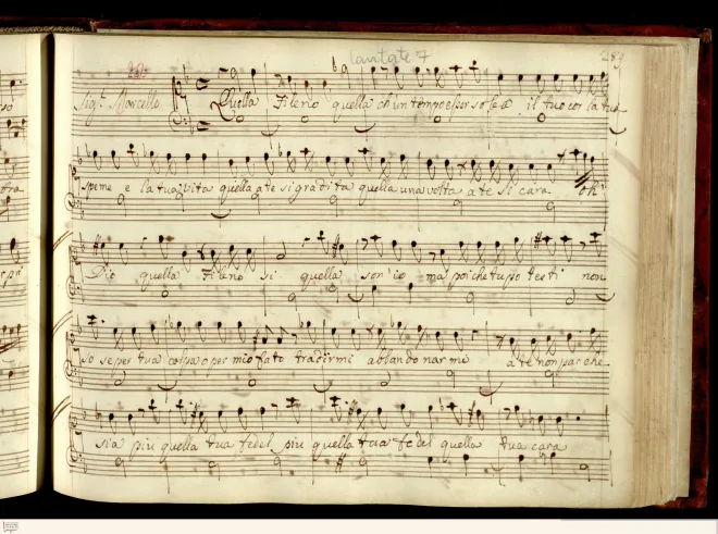 First page of Quella Fileno, quella ch'un tempo
