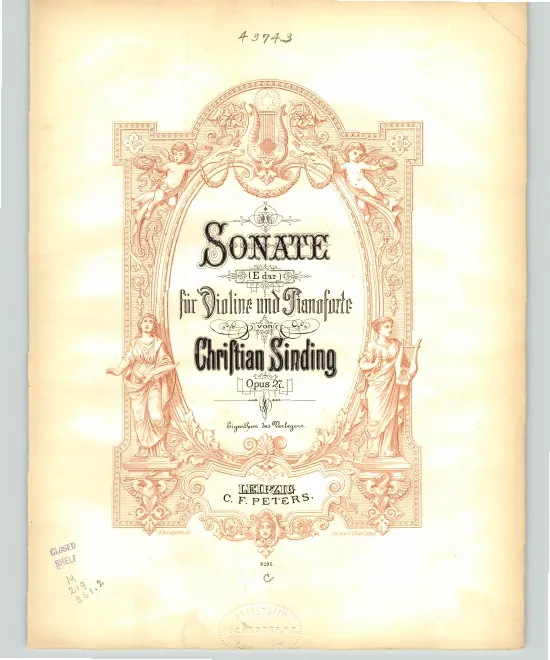 First page of Violin Sonata No.2