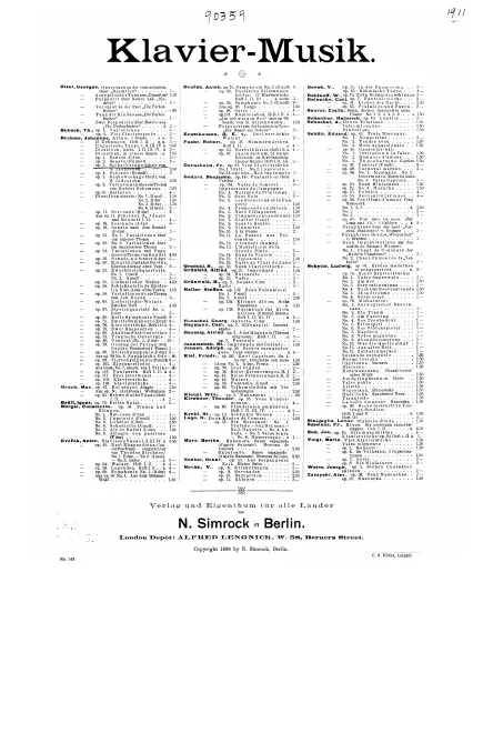 First page of 6 Songs