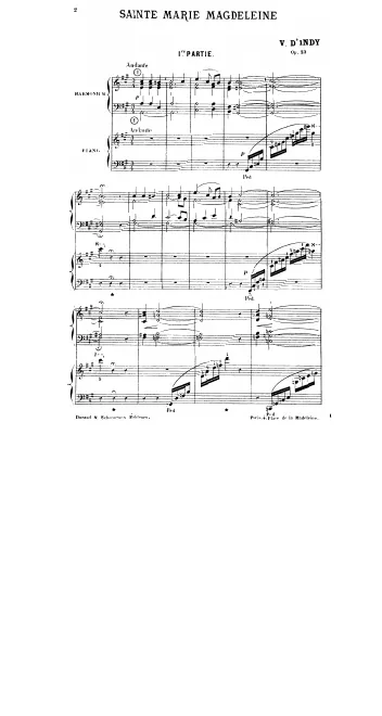 First page of Sainte Marie Magdeleine