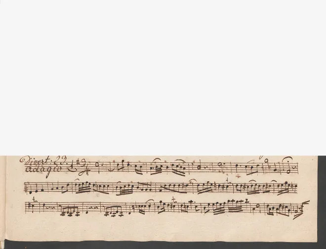 First page of Baryton Trio in G major, Hob.XI:47