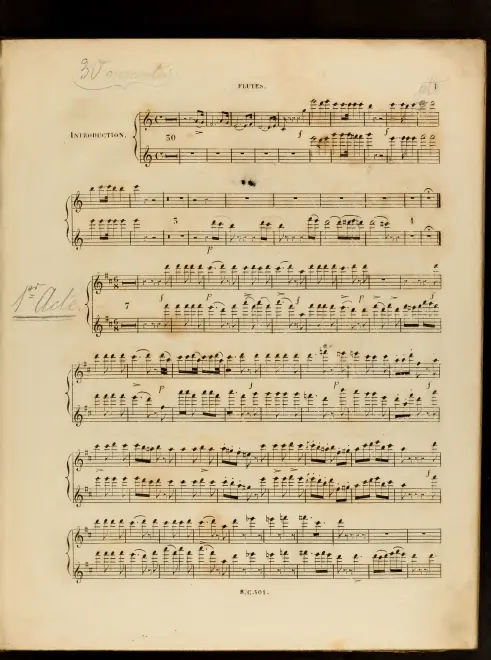 First page of Dom Sébastien, roi de Portugal