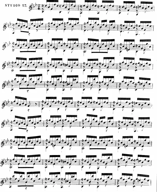 First page of 12 Etudes