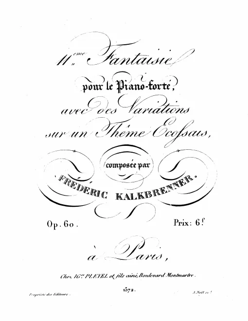First page of Fantaisie sur l'air 'We're a' Noddin'