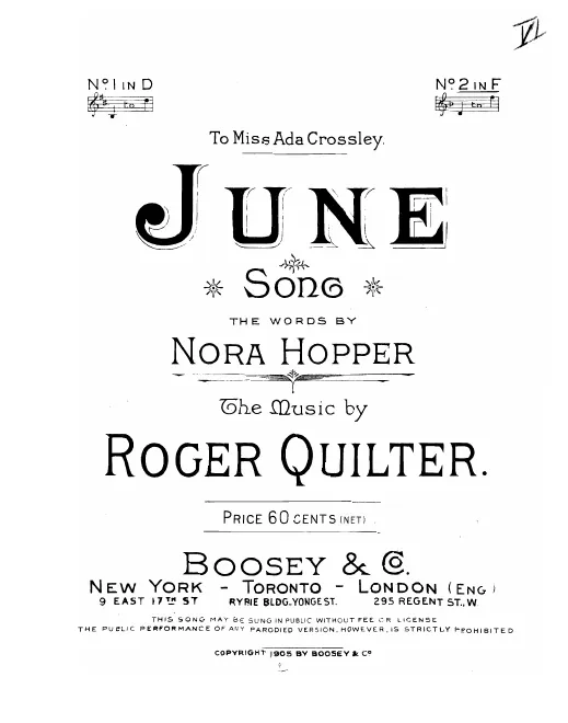 First page of June