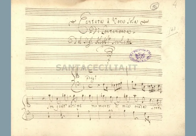 First page of Son quest’ultimi momenti