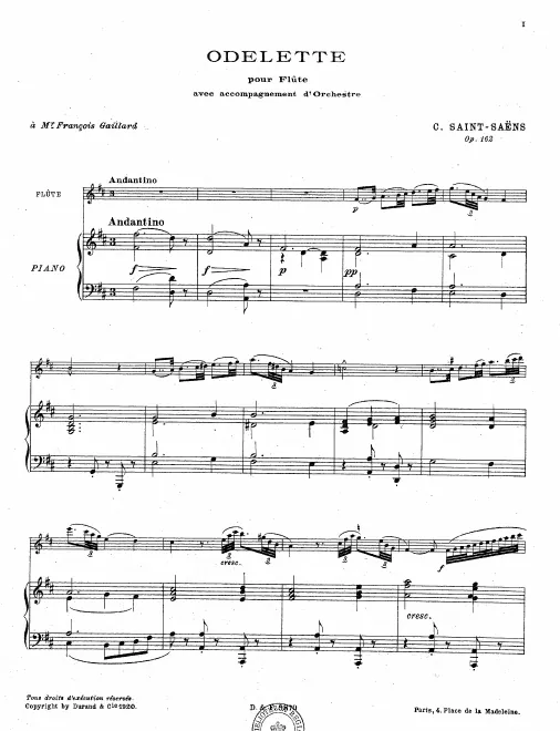 First page of Odelette