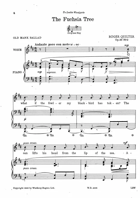 First page of 6 Songs