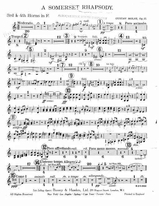 Horn 3/4 (F)