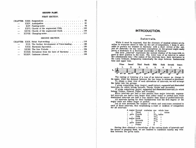 First page of Guide to the Practical Study of Harmony