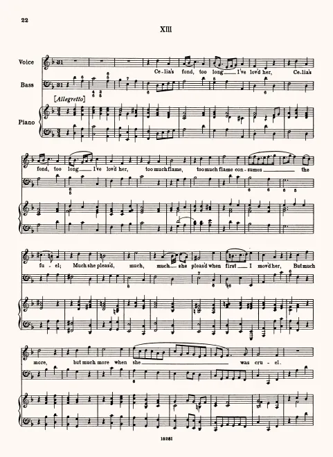 First page of Celia's Fond, Too Long I've Loved Her
