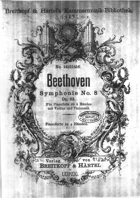 First page of Symphony No.8
