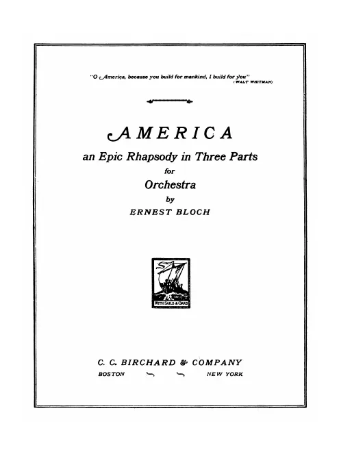 First page of America
