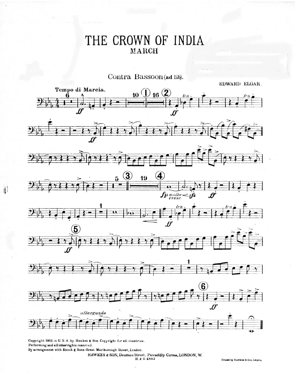 Contrabassoon (ad lib.)