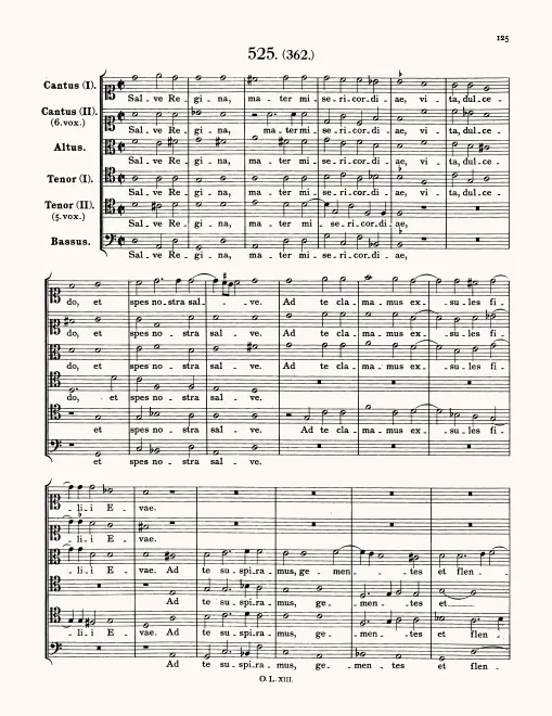 First page of Salve Regina