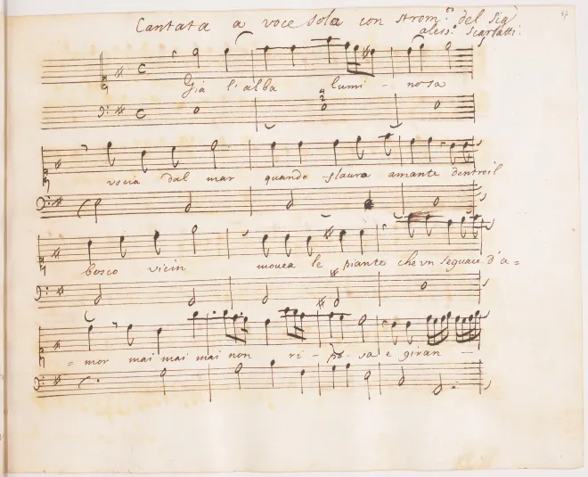 First page of Già l’alba luminosa