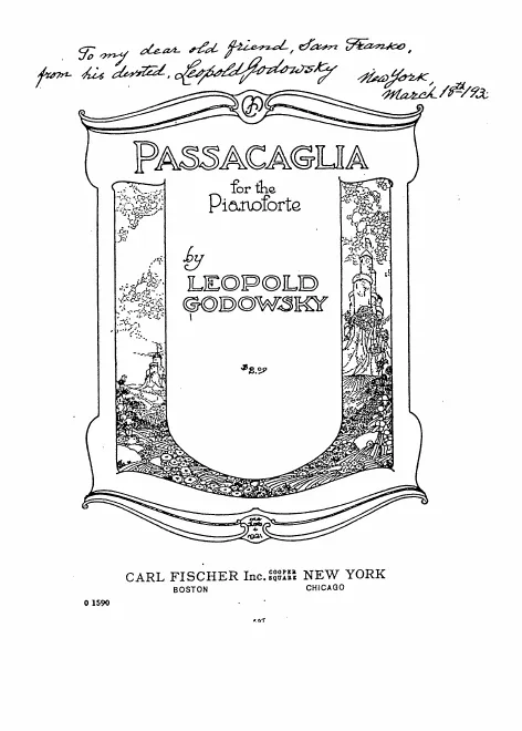 First page of Passacaglia