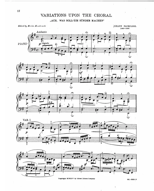 First page of Ach, was soll ich Sünder machen