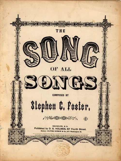 First page of The Song of All Songs