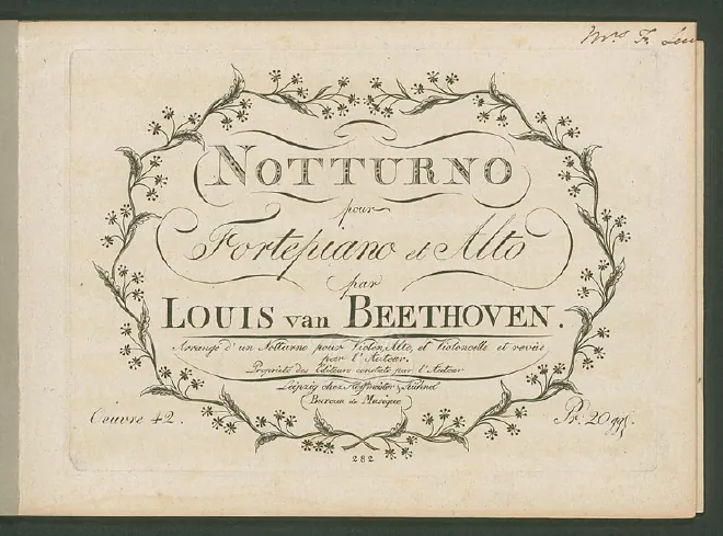 First page of Notturno