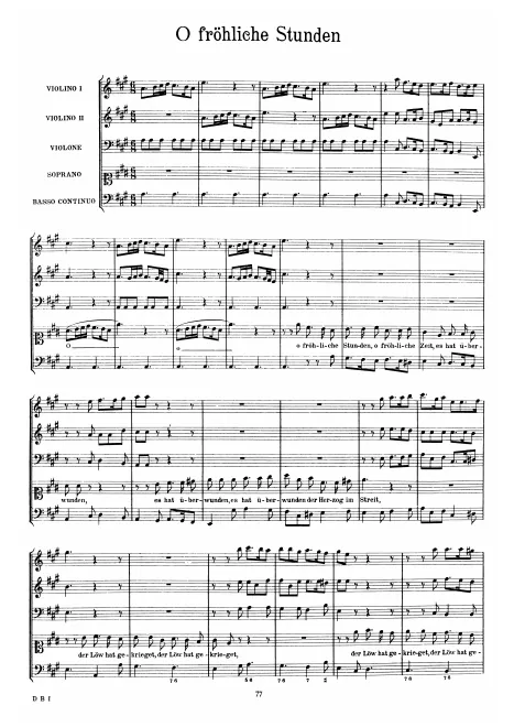 First page of O fröhliche Stunden