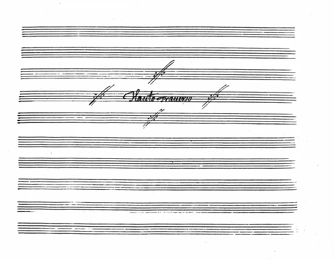 First page of Violin Concerto in G major