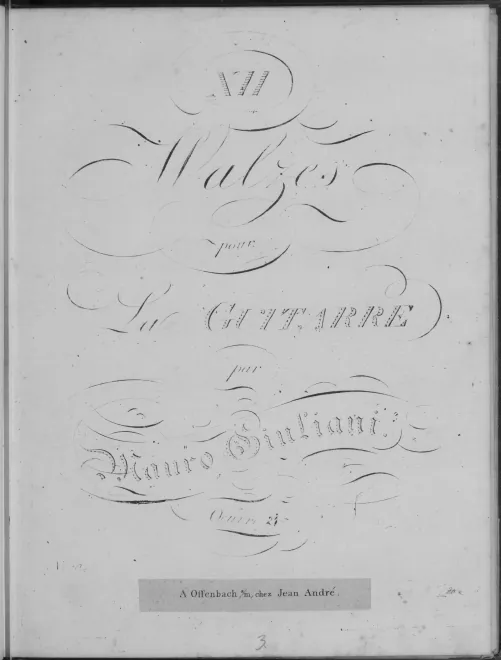First page of 12 Waltzes