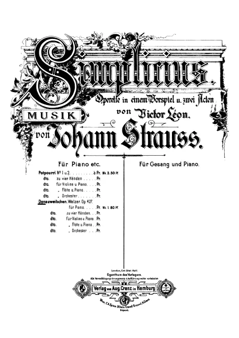 First page of Donauweibchen
