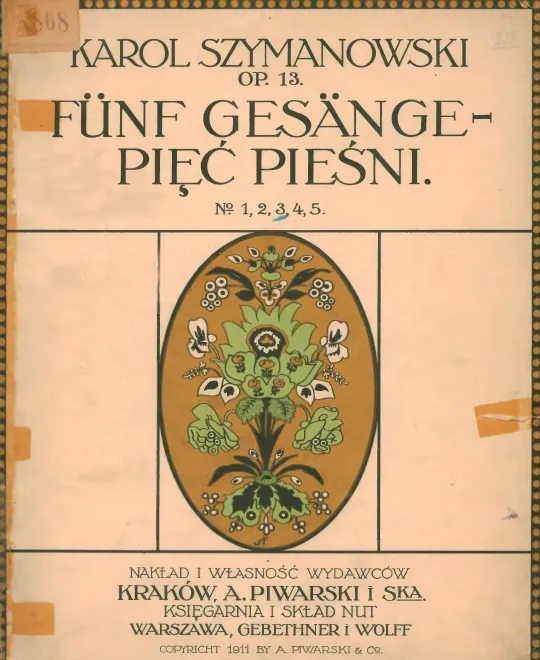 First page of 5 Songs