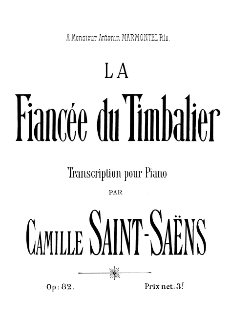 First page of La fiancée du timbalier