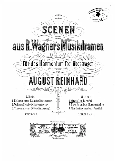First page of Scenen aus R. Wagner's Musikdramen