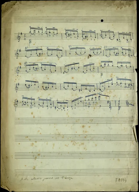 First page of Estudio No.11