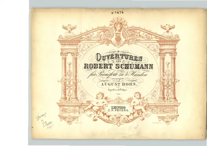 First page of Rheinweinlied-Ouverture