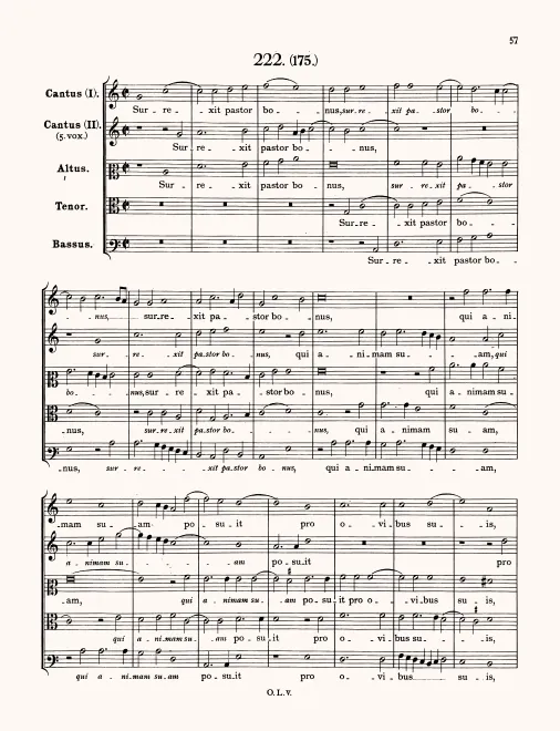 First page of Surrexit pastor bonus