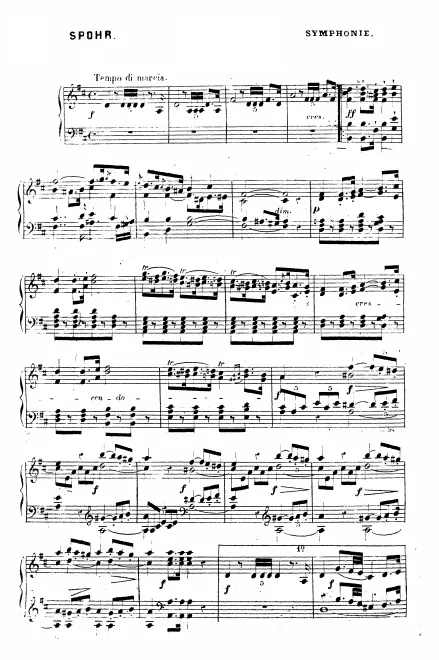 First page of Symphony No.4