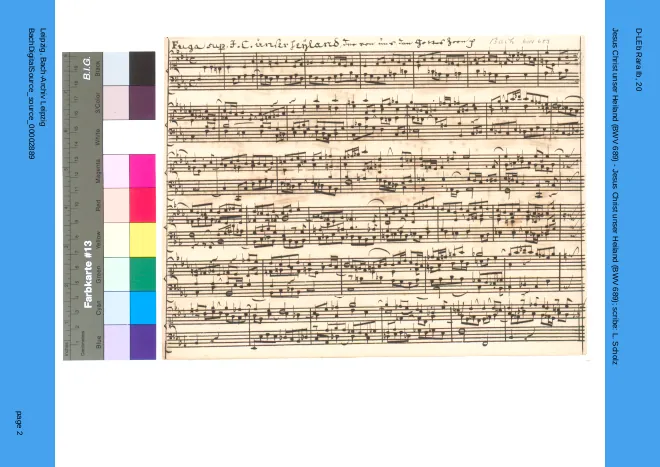 First page of Fuga super 'Jesus Christus unser Heiland'