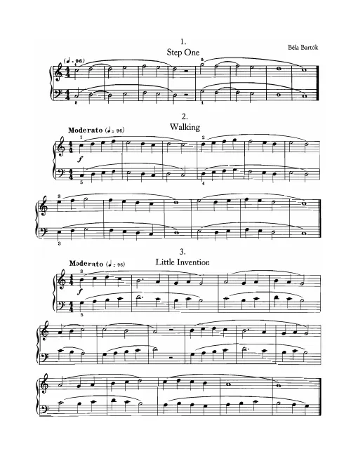 First page of First Term at the Piano