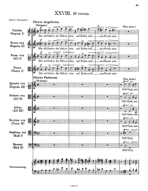 First page of Ehr sei Gott in der Höh allein