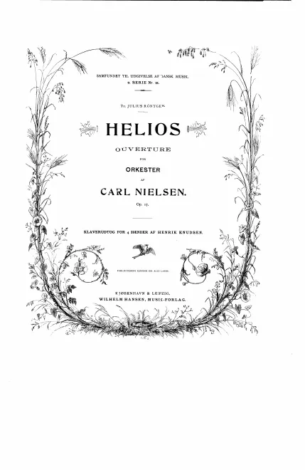 First page of Helios Overture