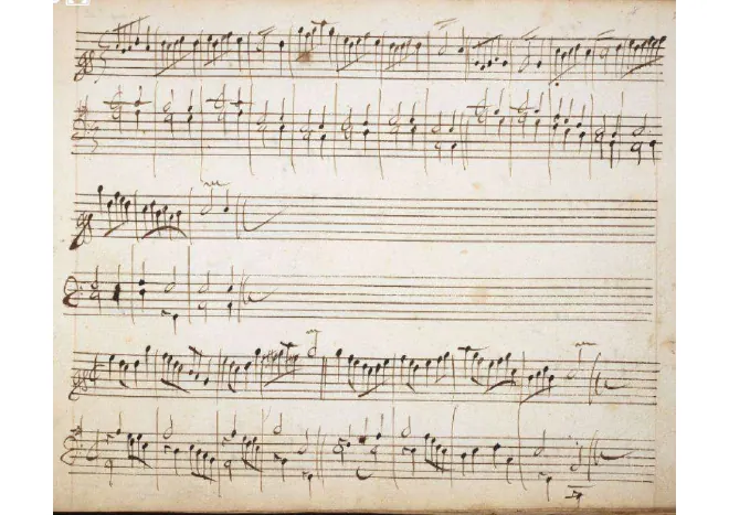 First page of Minuet in C major